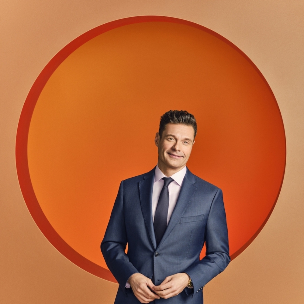 Ryan Seacrest host American Idol Reality tv show Distinction Silk tie collection